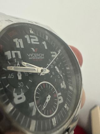 Reloj Viceroy Negro y Plateado
