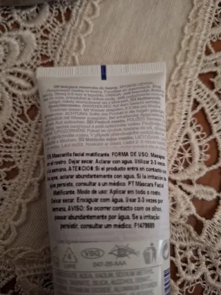 Máscara Facial Matificante Avon 3 em 1