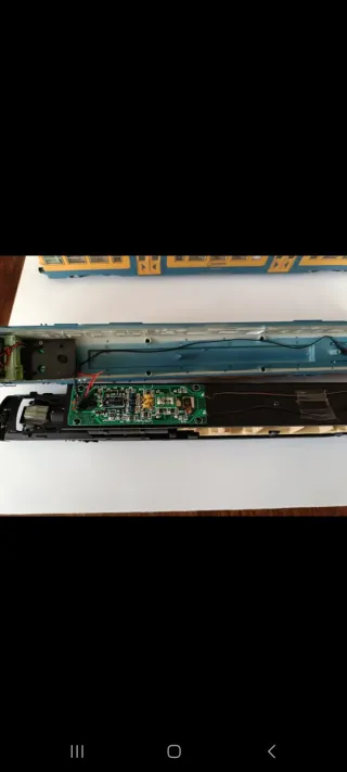 Tren Ibertren HO Suiza UT600 Azul Amarilla