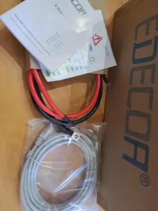 Inversor EDECOA 1000W/2000W Onda Pura 12v