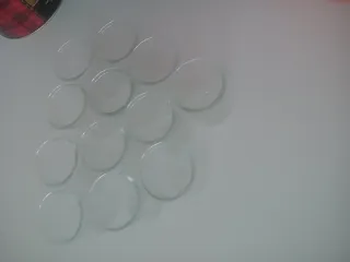 Lote 12 vasos cristal café/postre