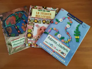 Libros bisutería con Fimo