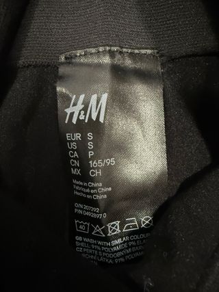 Culottes reductores H&M negro y carne S/M