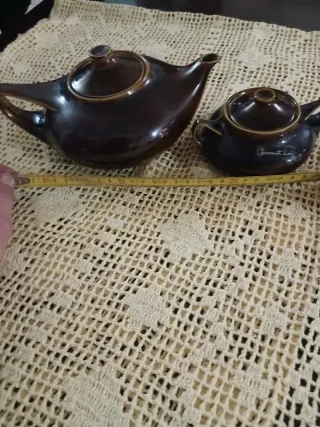 Set Lattiera e Zuccheriera Marrone