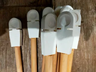 Set 30 bastoncini legno 30 + 12 posatoi nuovi