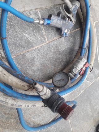 Pistola Gotelet + Manguera y Regulador