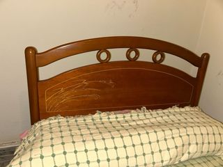 Cama 1.05m Madera con colchon