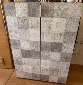 Zapatero Mosaico Gris