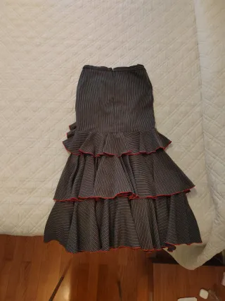 Falda Rociera Cinta Coronel Talla 38