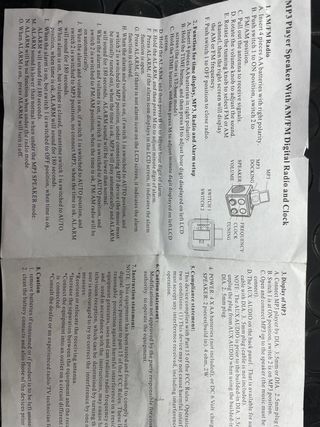 Radio Despertador Mahou SIN