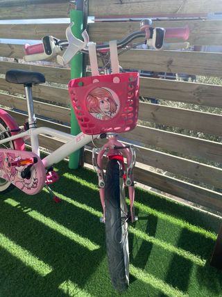 Bicicleta Infantil Decathlon 16 Rosa