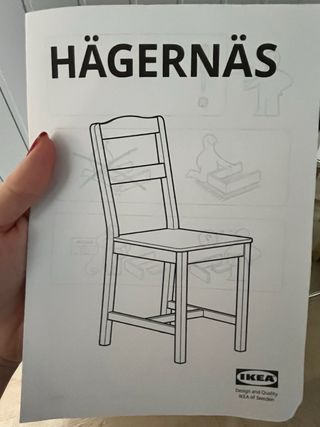 3 Sillas de Madera Nuevas