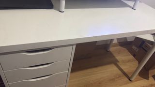 Mesa de trabajo blanca 120x60x70