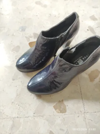 Zapatos JOSE SAEZ piel negros talla 36