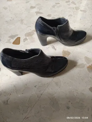 Zapatos JOSE SAEZ piel negros talla 36