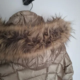 Parka plumas dorada Morgan sin estrenar