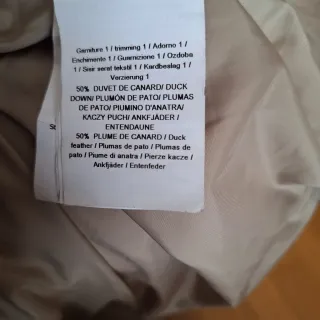 Parka plumas dorada Morgan sin estrenar