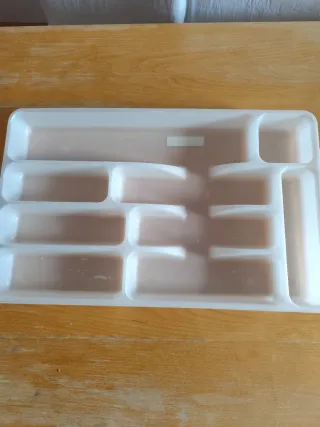 Cubertero Ikea Blanco Plástico