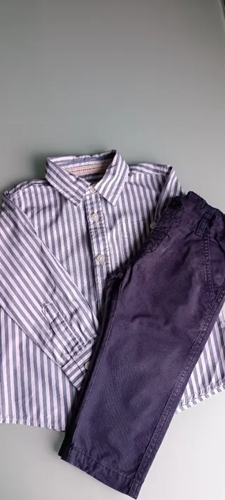 Camisa de rayas niño Tex Baby