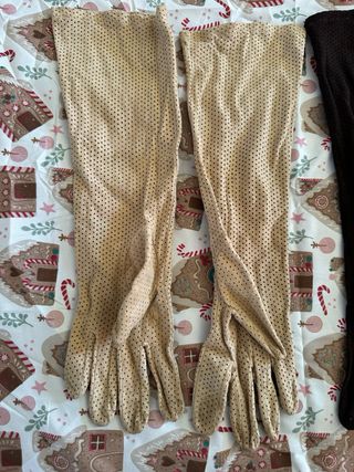 Lote 2 pares guantes largos