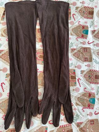 Lote 2 pares guantes largos