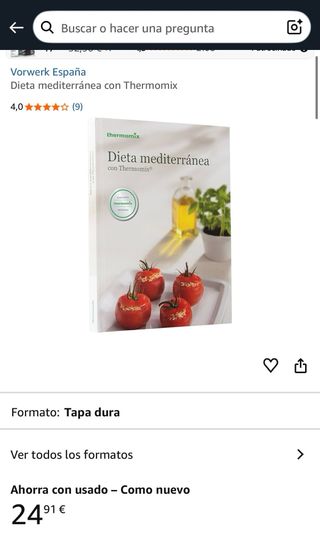 Dieta mediterránea con Thermomix