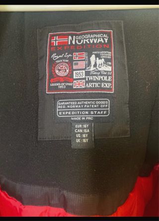 Chaqueta Invierno T16 Negra Talla XL