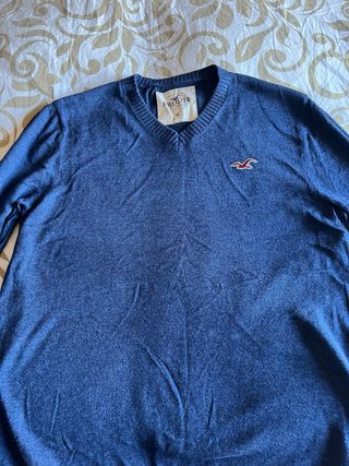 Jersey Hollister Pico Azul Talla M