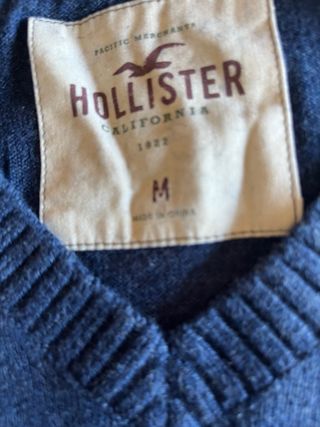 Jersey Hollister Pico Azul Talla M