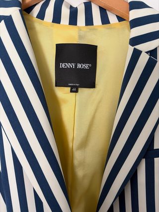 Americana Rayas Denny Rose Talla 46 tallaje italia