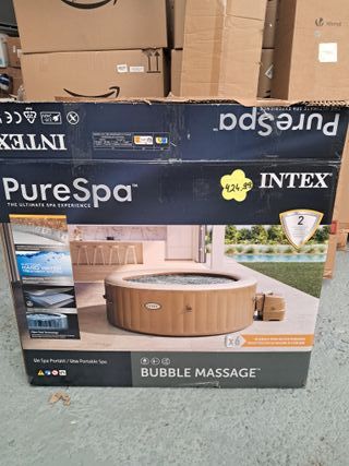 Intex 28428EX Spa hinchable, Beige, 6 Personas