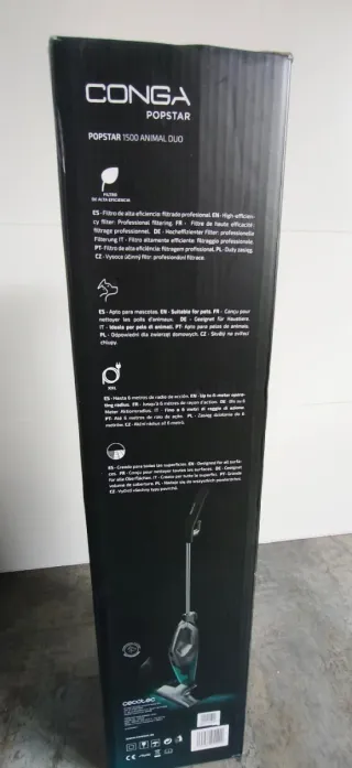 Aspiradora vertical CONGA Popstar 1500 animal duo