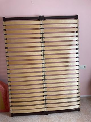 Somier 140x190 Madera y Metal
