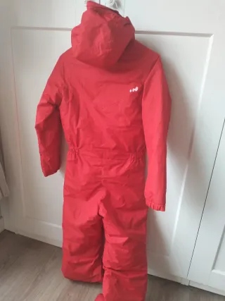 Mono de esquí infantil Wedze rojo