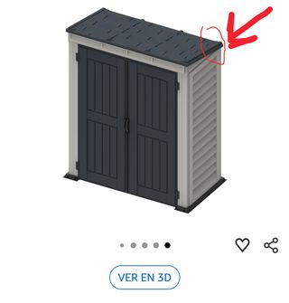 caseta cobertizo de jardín 1.7 x 2.0 x 0.9 metros - incluye suelo