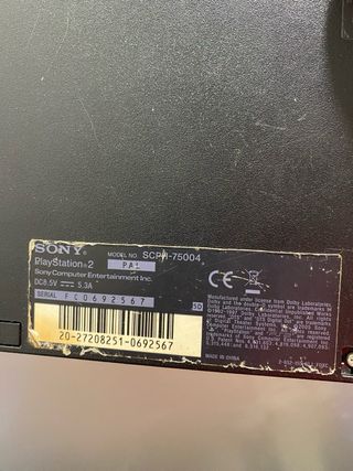 PlayStation 2 Slim SCPH-75004 Negra