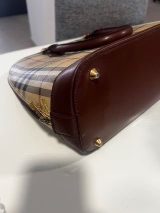 Bolso Burberry Mujer Beige y Marrón