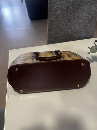 Bolso Burberry Mujer Beige y Marrón