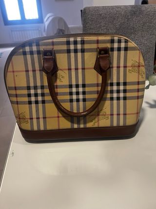 Bolso Burberry Mujer Beige y Marrón