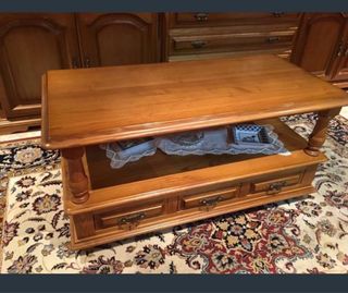 Mesa de centro de madera