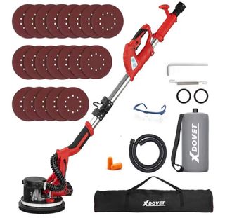 Lijadora jirafa marca Dovet con bolsa aspiradora