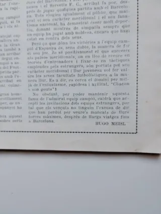 Librito F.C Barcelona 1922