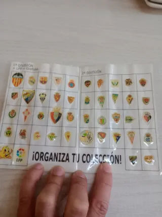 Álbum pegatinas de fútbol completa grefusa2003/04