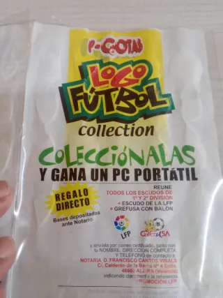 Álbum pegatinas de fútbol completa grefusa2003/04