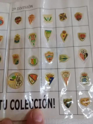 Álbum pegatinas de fútbol completa grefusa2003/04