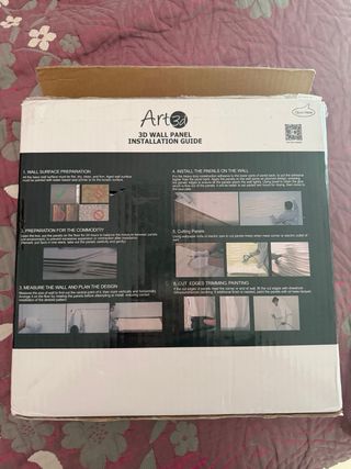 - Paneles de Pared 3D (33 piezas) - Medidas 33x33