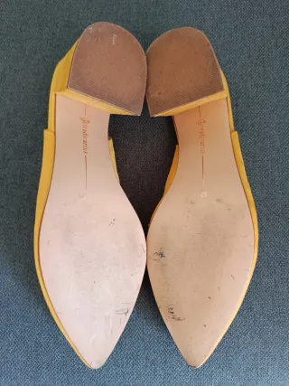 Zapatos Mostaza Talla 37 Stradivarius