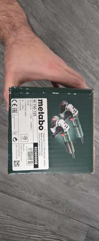 Amoladora radial Metabo w750-125 Nueva