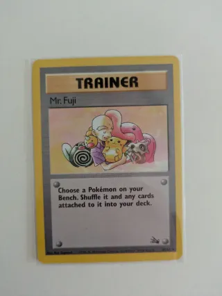 8 Carte Pokémon Fossil - Mr Fuji condizioni top