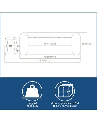 Spa hinchable para 4 personas